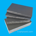 Foglio in PVC grigio spessore 10 mm per acquario